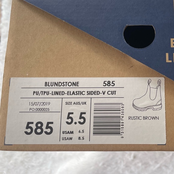 Blundstone Rustic Brown Leather Boots - Picture 8 of 8